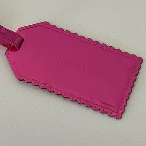 Pink Scalloped Sicura HEIRESS TRAVEL Luggage Tag